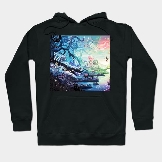 Vivid Dreaming (Left Version) Hoodie by Bethaliceart